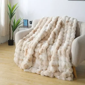 Cozy Faux Rabbit Blanket